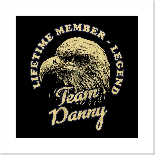 Danny Name - Lifetime Member Legend - Eagle Wall Art by Stacy Peters Art